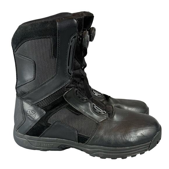 Blauer Clash 8" Police Duty Combat Boots Mens Size 14 #FW018 Black - Picture 1 of 12